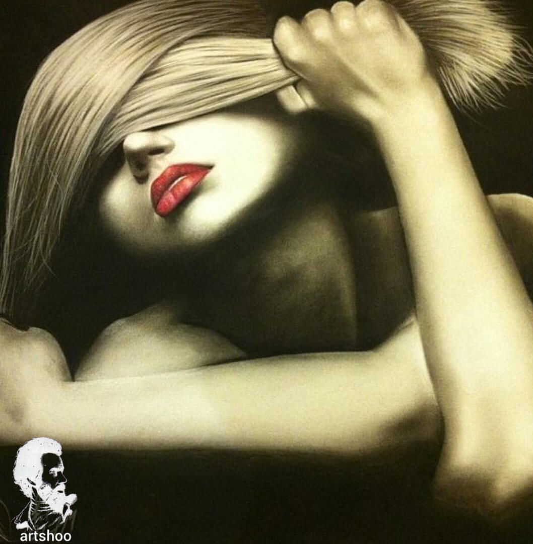 آموزش نقاشی سیاه قلم